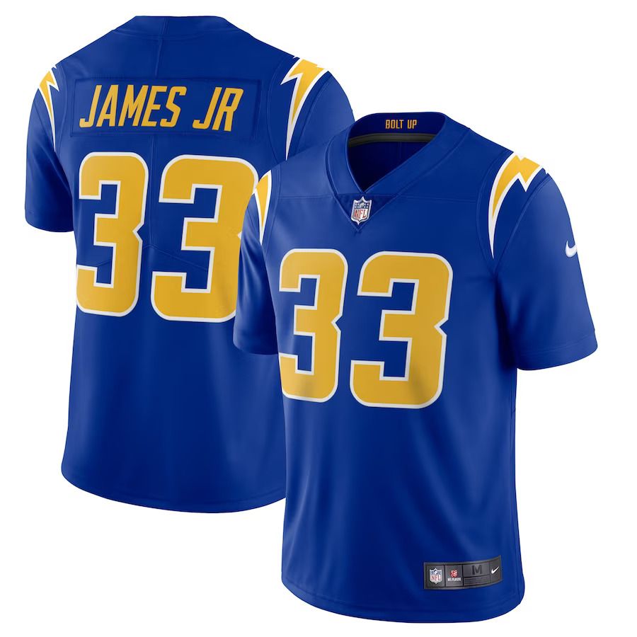 Men Los Angeles Chargers 33 Derwin James Nike Royal 2nd Alternate Vapor Limited NFL Jersey